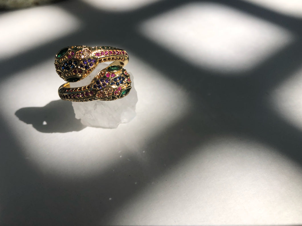 Siamese Snake Ring